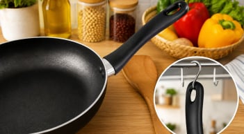 Công dụng ít người biết của lỗ nhỏ trên cán chảo: Không chỉ để treo