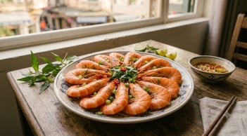 Luộc tôm cứ cho lá này vào: Tôm đỏ au, chắc thịt, thơm lừng mà không hề có mùi tanh