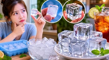 Vì sao đá viên trong quán thường tan chậm hơn ở nhà? Bí mật ở 5 yếu tố này