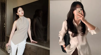 4 kiểu áo lụa thanh lịch giúp phụ nữ ngoài 30 mặc đẹp suốt mùa hè