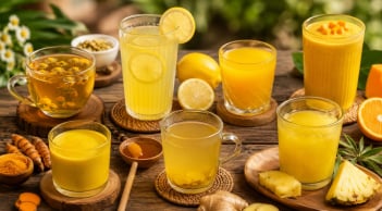 7 loại nước uống màu vàng dễ làm, nguyên liệu dễ kiếm, hỗ trợ dưỡng nhan từ bên trong