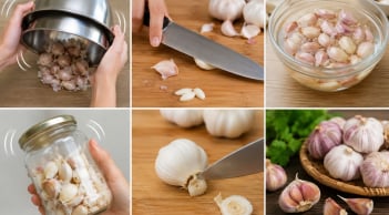 Mẹo bóc tỏi nhanh chỉ trong vài phút: 6 cách đơn giản giúp tiết kiệm thời gian vào bếp