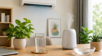 Ở phòng điều hòa cả ngày, nên đặt thêm 3 thứ này để vừa mát vừa giữ sức khỏe
