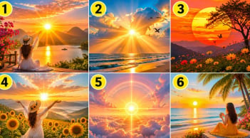 Chọn 1 ánh mặt trời bạn thấy ấn tượng nhất – Thời hoàng kim của bạn sắp tới chưa?
