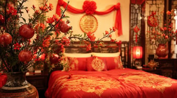 Vì sao nhiều người xưa chọn cành lựu trang trí phòng tân hôn? Ý nghĩa phía sau khiến nhiều người bất ngờ