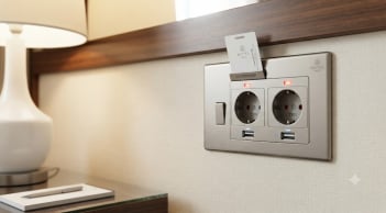 Vì sao bạn nên tìm ổ điện đầu tiên ngay khi vừa vào phòng khách sạn?