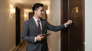 Vì sao nhân viên khách sạn luôn gõ cửa đúng 3 lần?