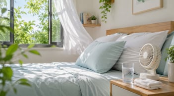 Mùa hè nên để gì cạnh giường ngủ? 5 món nhỏ giúp cảm thấy dễ chịu hơn