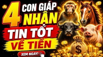 Thứ Hai, Thứ Ba đầu tuần (6/7-8/7), 4 tuổi lương thưởng đua nhau về