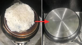 Cách dùng mẻ làm sạch xoong nồi, cọ nhẹ là sáng bóng như mới mua