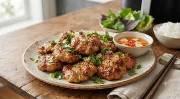 Cách làm chả nướng bằng nồi chiên không dầu: Thơm ngon, cháy cạnh như ngoài hàng!