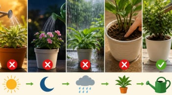 Đừng tưới cây vào 5 thời điểm này: Càng chăm kỹ, cây càng dễ vàng lá, úng rễ