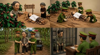 Mâu thuẫn vợ chồng khi làm rẫy, chồng ra tay sát hại vợ rồi bỏ trốn