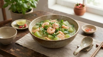 Cách nấu canh bí đao tôm ngon