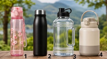 Chọn 1 chiếc bình đựng nước bạn thích nhất: Tiết lộ người khác đang nghĩ gì về bạn