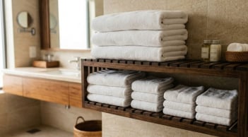 4 loại khăn trong phòng tắm khách sạn: Mỗi loại một công dụng, biết để dùng đúng cách