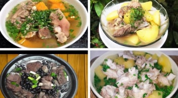 Cách hầm canh xương trong veo ngọt nước