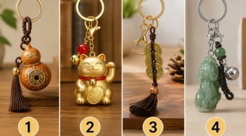 Chọn 1 chiếc móc treo chìa khóa: Bạn có phải người dễ thu hút tiền bạc?