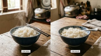 Cơm để nguội có gì khác cơm nóng?