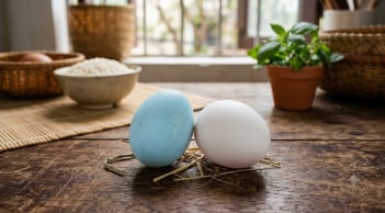 Đi chợ mua trứng vịt: Nên chọn quả vỏ xanh hay vỏ trắng mới là người sành ăn?