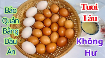 Mẹo bảo quản trứng không cần tủ lạnh