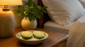 Vì sao nên để một đĩa chanh muối ở đầu giường?Hóa ra nhiều người thích vì lý do này