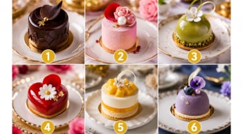 Chọn 1 chiếc bánh bạn muốn thưởng thức nhất để khám phá khí chất giàu sang của bạn tới đâu