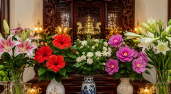 Những loại hoa đẹp nhưng người xưa rất kiêng đặt lên ban thờ thắp hương: Không phải ai cũng biết