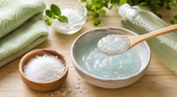 Dùng muối trộn với dầu gội đầu có lợi gì mà nhiều người mách nhau làm