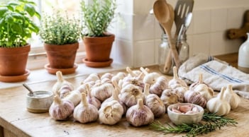 Làm điều này khi bảo quản tỏi, để cả năm không hỏng, không bị mọc mầm