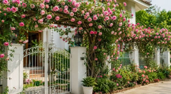 Trồng giàn hoa hồng trước nhà nên cân nhắc: Đẹp đến mấy cũng đừng bỏ qua 5 điều này