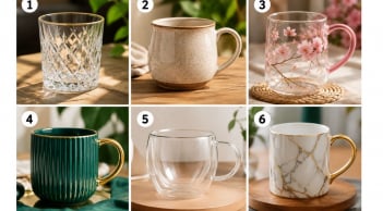 Chọn 1 chiếc cốc uống nước bạn muốn dùng nhất: Khám phá vận khí đang tỏa ra quanh bạn
