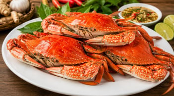 Mẹo hấp cua biển không gãy còng, thịt ngọt chắc, thơm ngon màu đỏ au không tanh