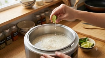 Mẹo nấu cơm 'chuẩn nhà hàng': Vắt vài giọt chanh vào nồi, kết quả bất ngờ sau khi mở nắp!