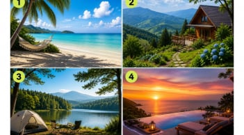 Chọn 1 khung cảnh mùa hè mà bạn muốn tới nghỉ ngơi nhất xem trạng thái tinh thần, nhiều người thấy rất đúng