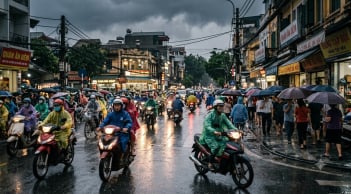 Dự báo thời tiết ngày mai 25/7: Miền Bắc mưa dông diện rộng, Hà Nội và TP.HCM đều có nơi mưa to