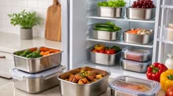 Vì sao nên dùng hộp inox cất thức ăn trong tủ lạnh?