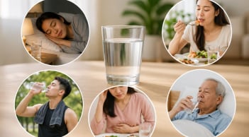 5 thời điểm nên hạn chế uống nước