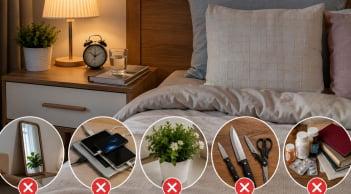 Chớ đặt những thứ này ở đầu giường