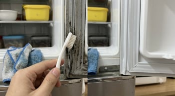 Gioăng cao su tủ lạnh bị mốc đen? 3 cách làm sạch đơn giản, hết mùi hôi chỉ sau vài phút