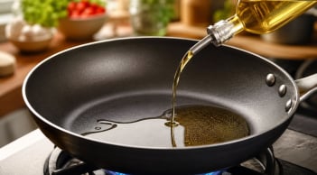 Vì sao đầu bếp luôn làm nóng chảo trước khi cho dầu?