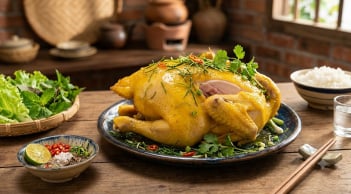 Cách luộc gà không cần nước cực đơn giản, da vàng ươm mọng thịt ngọt đậm đà