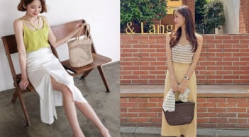 Mùa hè mặc gì vừa nữ tính vừa tôn dáng? Thử ngay công thức áo hai dây và chân váy dài
