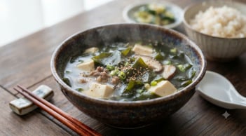 Cách nấu canh rong biển đậu phụ ngon