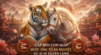 3 cặp đôi con giáp được Ông Tơ Bà Nguyệt ưu ái se duyên lành
