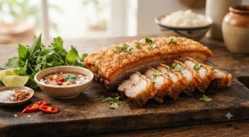 Cách làm món thịt ba chỉ chiên giòn bì