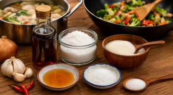 Thời điểm nêm mắm, muối, mì chính, đường, nêm đúng thời điểm, món ăn ngon hơn