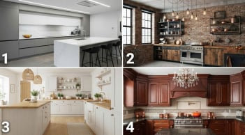 Trắc nghiệm: Chọn 1 không gian bếp bạn ấn tượng nhất
