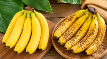 Chuối chín vàng hay chuối chín vàng có đốm nâu: Loại nào tốt hơn? Câu trả lời khiến nhiều người bất ngờ