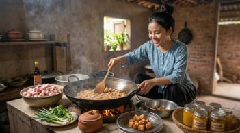 Rán mỡ lợn nhớ thêm 3 thứ này: Món ăn lúc nào cũng thơm nức, trắng tinh để cả năm không hôi